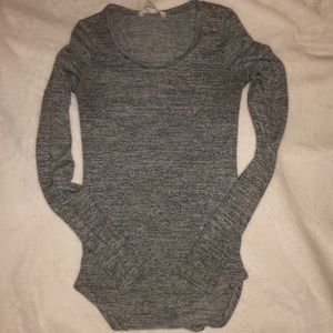 Grey long sleeve shirt